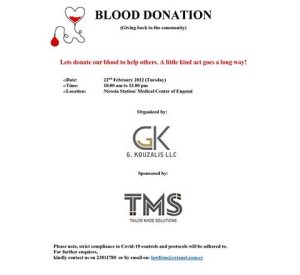 blood donation nicosia tailor made g kouzalis llc lawyer law firm cyprus